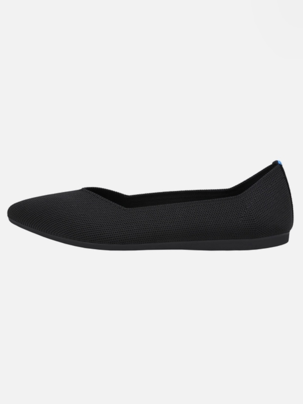 NWT Dream Pairs 6.5 Black Ballet Knit Flats Pointed Toe Shoes “Rothy’s Style”